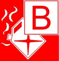 Symbol für Brandklasse B