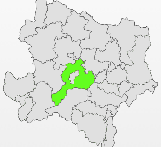 Zeichnung: Karte von Niederösterreich